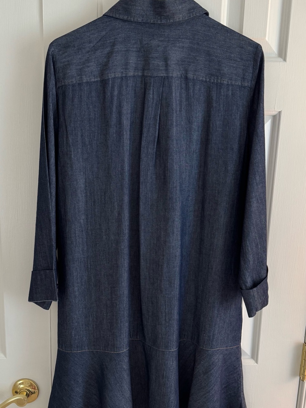 Dark Indigo Denim Shirt Dress by Tommy Hilfiger - Picture 2 of 6